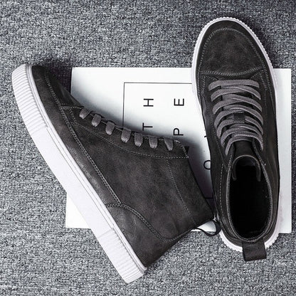 Herren-Schnürschuhe mit flacher Sohle