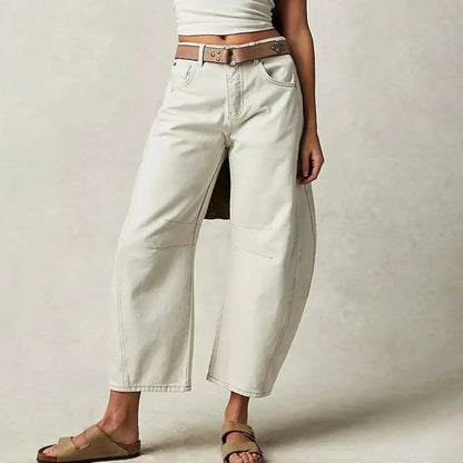 Hose mit weitem Bein für Damen