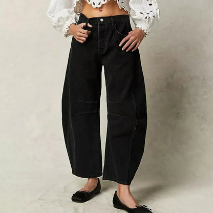 Hose mit weitem Bein für Damen