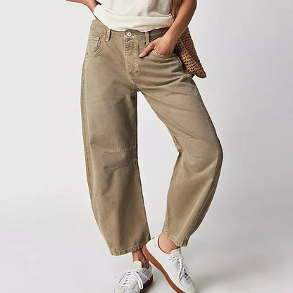 Hose mit weitem Bein für Damen